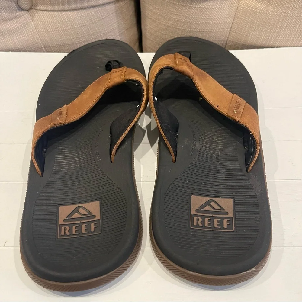 Reef Mens 9 Santa Ann Summer Beach Holiday Sandals Flip Flops
